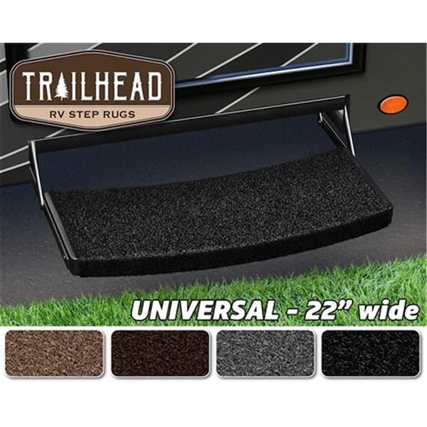 Powerhouse 20223 Trailhead Universal RV Step Rug, Obsidian Black PO3561724 - main